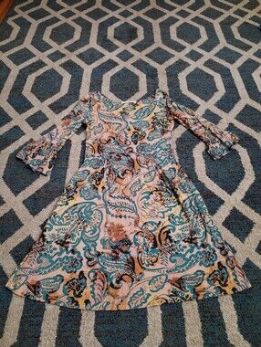 Peruvian Connection Bellini Cocktail Dress Size S